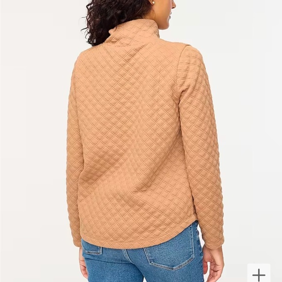 J Crew quilted mockneck pullover - Picture 5 of 6